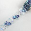 Washitape Glitzer-Schmetterling 2 cm x 3 m