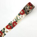 Washitape Kamelienblüten 2,5 cm x 5 m