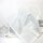 Tuch Sashiko "Nadeshiko", weiß 34 x 34 cm