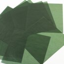 Glassine Origami einfarbig olivgrün, 15 cm