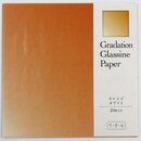 Glassine Origami Gradation wei�orange