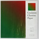 Glassine Origami Gradation rot-grn 15 cm