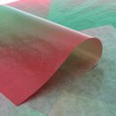 Glassine Origami Gradation rot-grün 15 cm