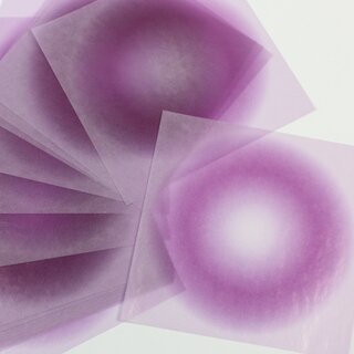 Glassine Origami Gradation Annulus, 20 Blatt violett