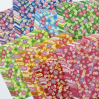 Yuzen Chiyogami Blumenmuster 7,5 cm