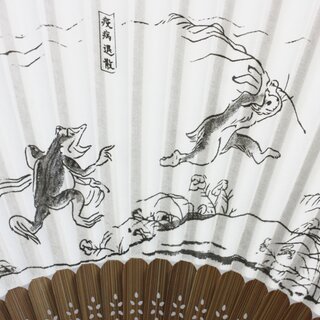 Fcher Set  Chojujinbutsu Giga, klassische Motive