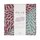 Furoshiki Kiku (Chrysantheme) 70 cm weinrot/emerald