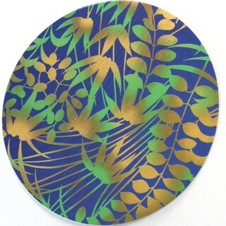 Sticker Chrysanthemen & Grser 9 cm, 2er Set