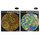 Sticker Chrysanthemen & Gräser 9 cm, 2er Set