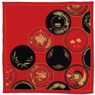 Furoshiki Lackwaren rot 58 cm