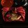 Furoshiki Lackwaren rot 58 cm