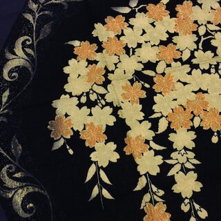 Furoshiki Goldene Kirschblten 58 cm