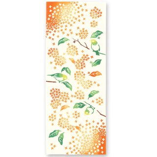 Tenugui Meijiro Kinmokusei 35 x 90 cm