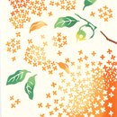 Tenugui Meijiro Kinmokusei 35 x 90 cm
