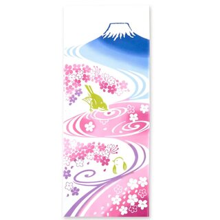Tenugui Fuji no Sakurakawa 35 x 90 cm
