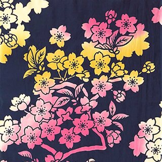 Tenugui Kirschbl�te an der Burg 35 x 90 cm