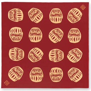Furoshiki Daruma rot 90 x 90 cm