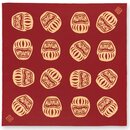 Furoshiki Daruma rot 90 x 90 cm