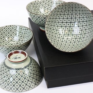 Reisschalen Set Shika no Ko, 4 Schalen 11,5 cm 