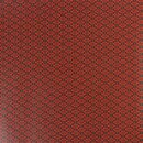 Washibogen Hana rot, Urushi-Lackoptik auf Papier 60 x 90 cm