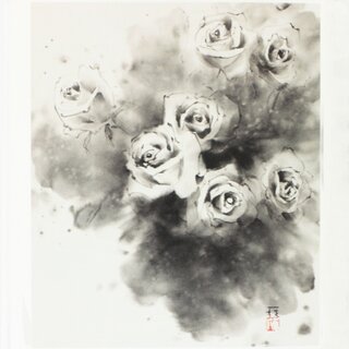 Tuschemalerei Hana no Shingihou - Technik fr Blumenmalerei