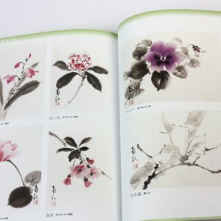 Tuschemalerei 170 Blumenmotive