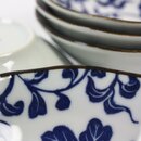 Schalen Kiku Karakusa blau 5er Set, 16,5 cm Ø