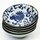 Schalen Kiku Karakusa blau 5er Set, 16,5 cm Ø