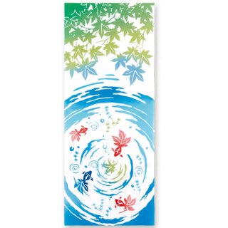 Tenugui Goldfischteich 35 x 90 cm