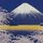 Grußkarte Fujisan von Shonan, Doppelkarte mit Umschlag