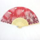 Fcher Blten & Schmetterlinge, rosa