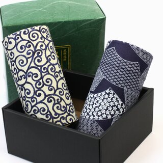 Teedosen Set Aizome Karakusa, 2 x 200 g Fassungsvermgen