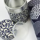 Teedosen Set Aizome Karakusa, 2 x 200 g Fassungsvermögen