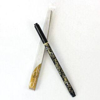 Fudepen, Pinselstift, Kirschblüten gold-schwarz