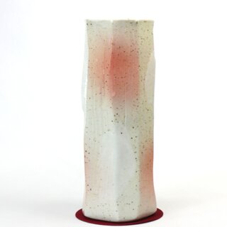 Vase Momoiro, 24 cm hoch, achteckig