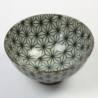 Reisschale Asa no Ha (Hanfblattmuster) 11,5 cm 