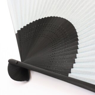 Fcherset Fuji-san blaugrau, mit Etui im Geschenkkarton