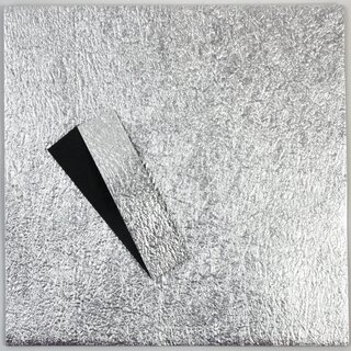 Double Color Momigami silber-schwarz 25 cm, 10 Blatt