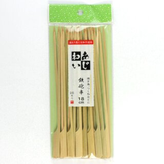 Bambusspiee 18 cm lang, 25 Stck