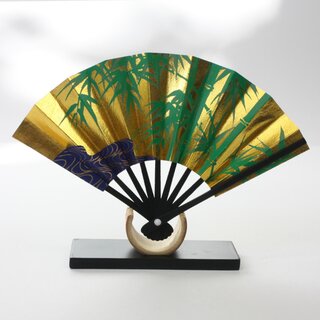 Minifcher mit Aufsteller, Bambus