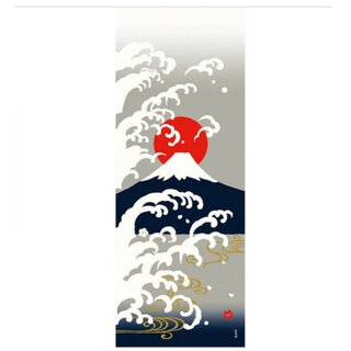 Tenugui Sonnenaufgang am Fuji, 36 x 88 cm