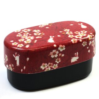 Lunchbox, groe Bentobox Usagi, rot