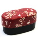 Lunchbox, groe Bentobox Usagi, rot