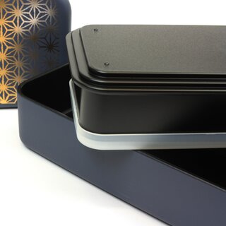 Lunchbox, groe Bentobox Asa no Ha, blau