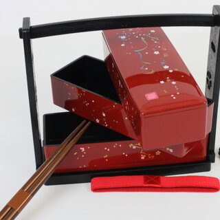 Nodate Bento, Lunchbox mit Tragegriff