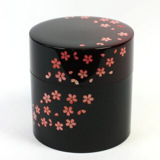 Teedose Kirschblten , 9 cm hoch, 350 ml