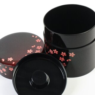 Teedose Kirschblten , 9 cm hoch, 350 ml