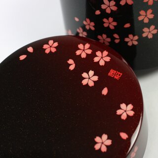 Teedose Kirschblten , 9 cm hoch, 350 ml