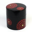 Teedose Chrysanthemen, 9 cm hoch, 350 ml