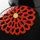 Teedose Chrysanthemen, 9 cm hoch, 350 ml